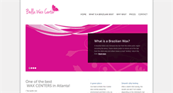 Desktop Screenshot of bellawaxcenter.com